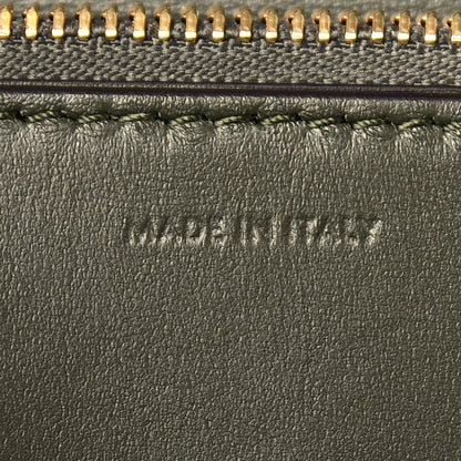 Celine Box Calfskin Classic Box Medium Flap Bag Army Green 7 of 9