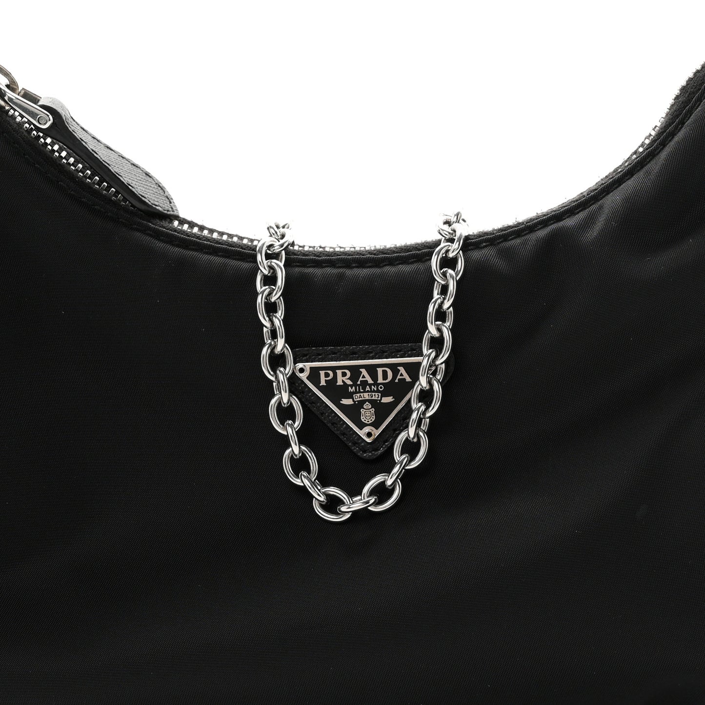 Re-Nylon Saffiano Re-Edition 2005 Shoulder Bag Black