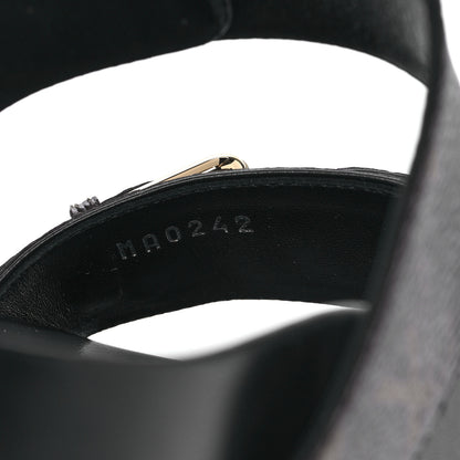 Louis Vuitton Monogram Bom Dia Mule Sandals 37 Black 8 of 8