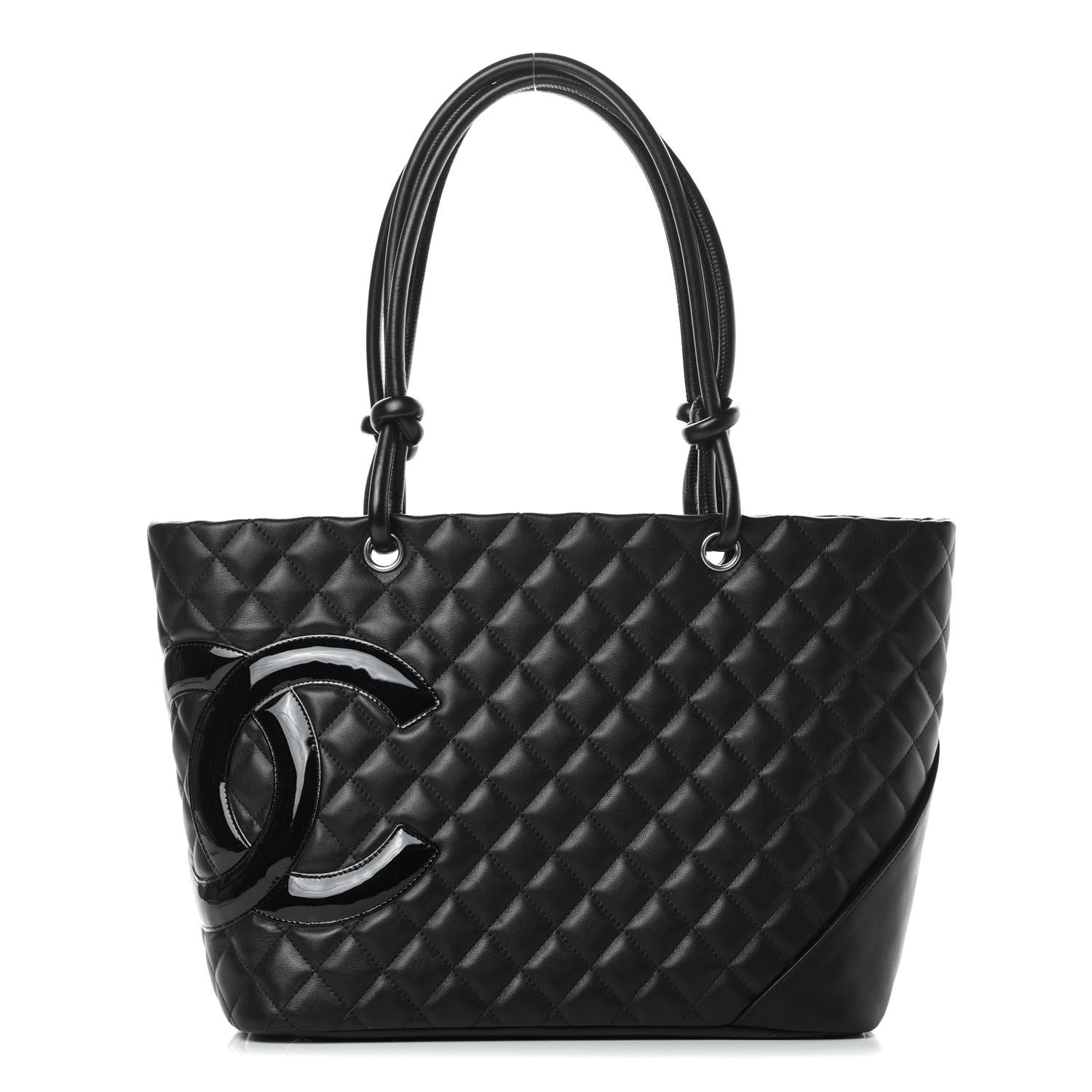Chanel Calfskin Quilted Large Cambon Tote Black 1 of 11