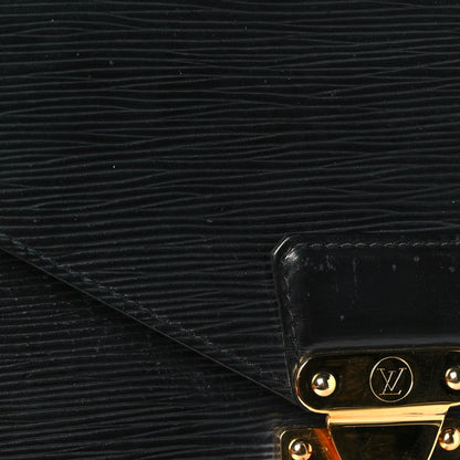 Louis Vuitton Epi Pochette Sellier Dragonne Clutch Black 12 of 14