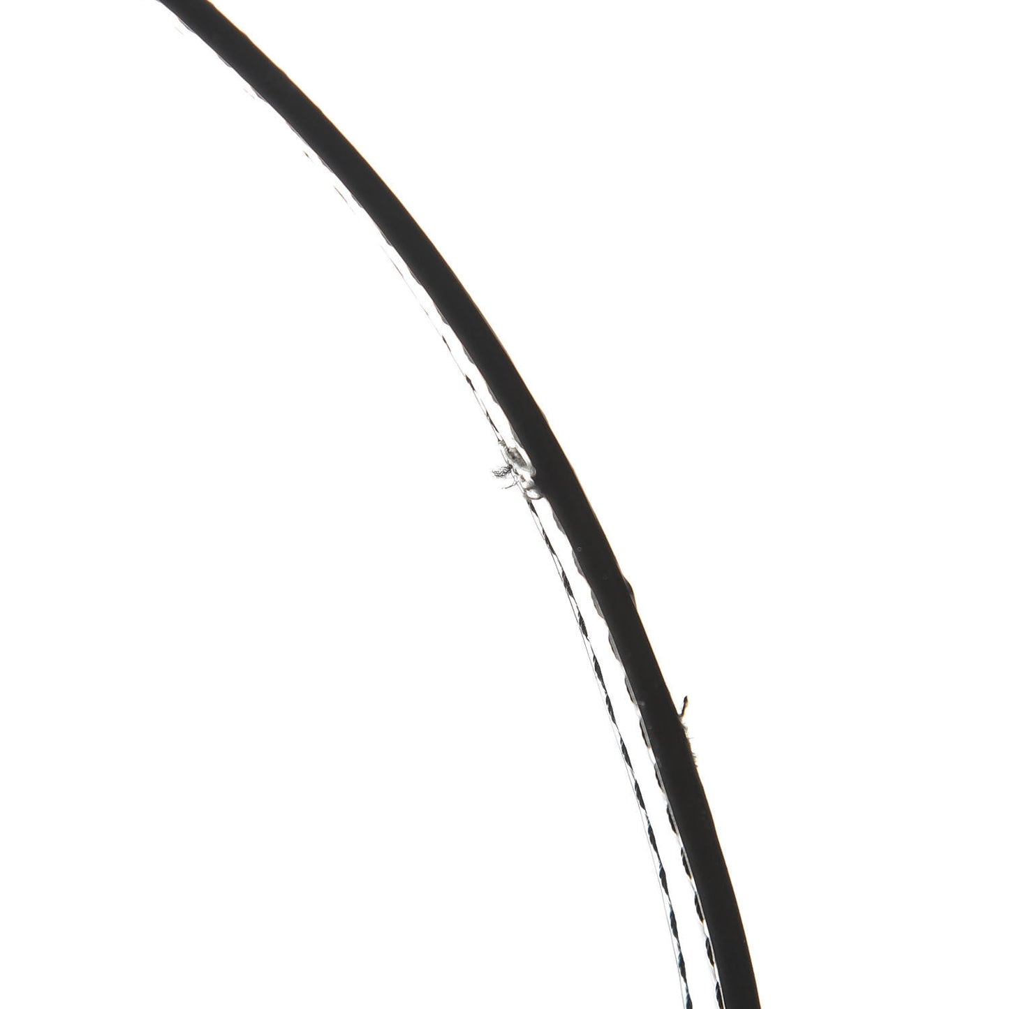 Vitello Vernice Mou Karligraphy Crossbody Bag Black