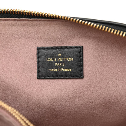 Louis Vuitton Lambskin Embossed Monogram Coussin PM Black 5 of 8