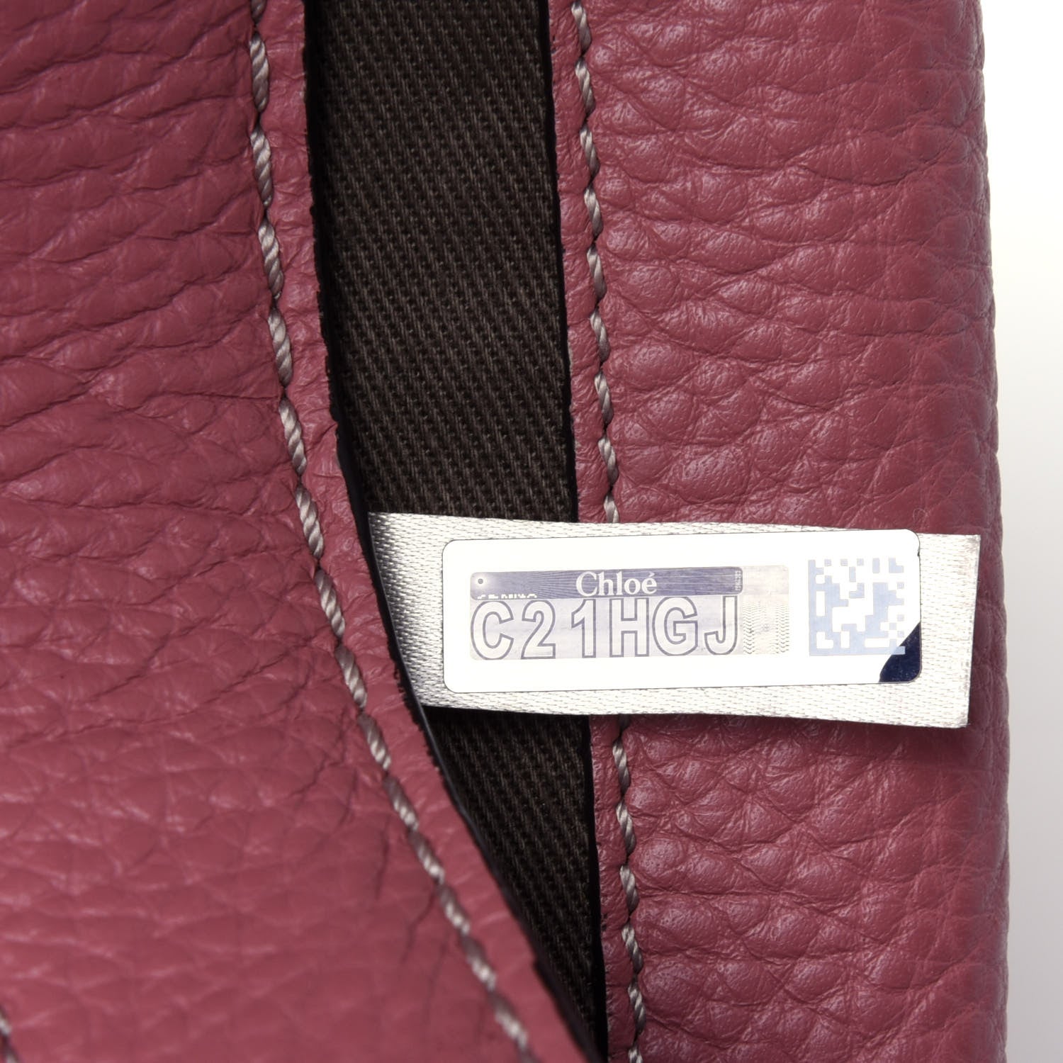Chloe Calfskin Mini Marcie Round Crossbody Bag Rusty Pink 7 of 11