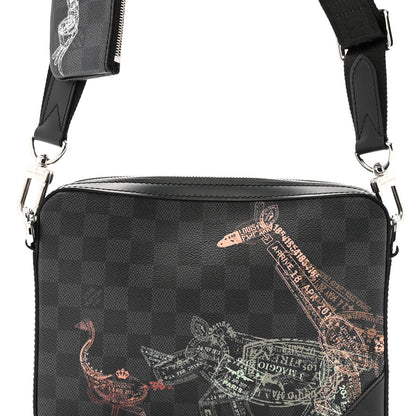 Louis Vuitton Damier Graphite Wild Animals Trio Messenger 8 of 12