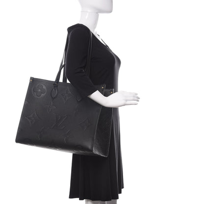 Louis Vuitton Empreinte Monogram Giant Onthego GM Black 2 of 10