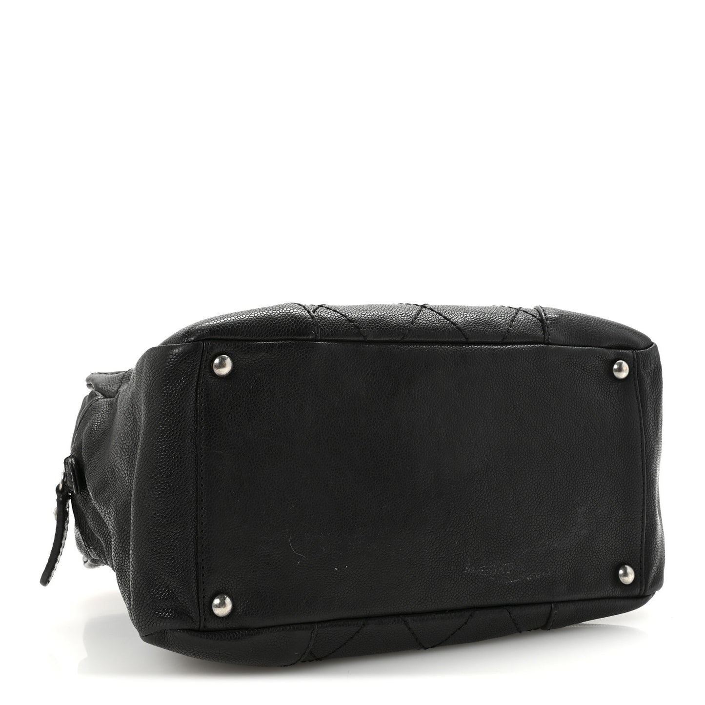 Distressed Caviar Outdoor Ligne Tote Black