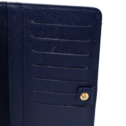 Salvatore Ferragamo Vera Bow Wallet On Chain Blue 11 of 14