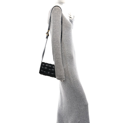 Bottega Veneta Nappa Maxi Intreccio Small Padded Cassette Crossbody Bag Black 2 of 11