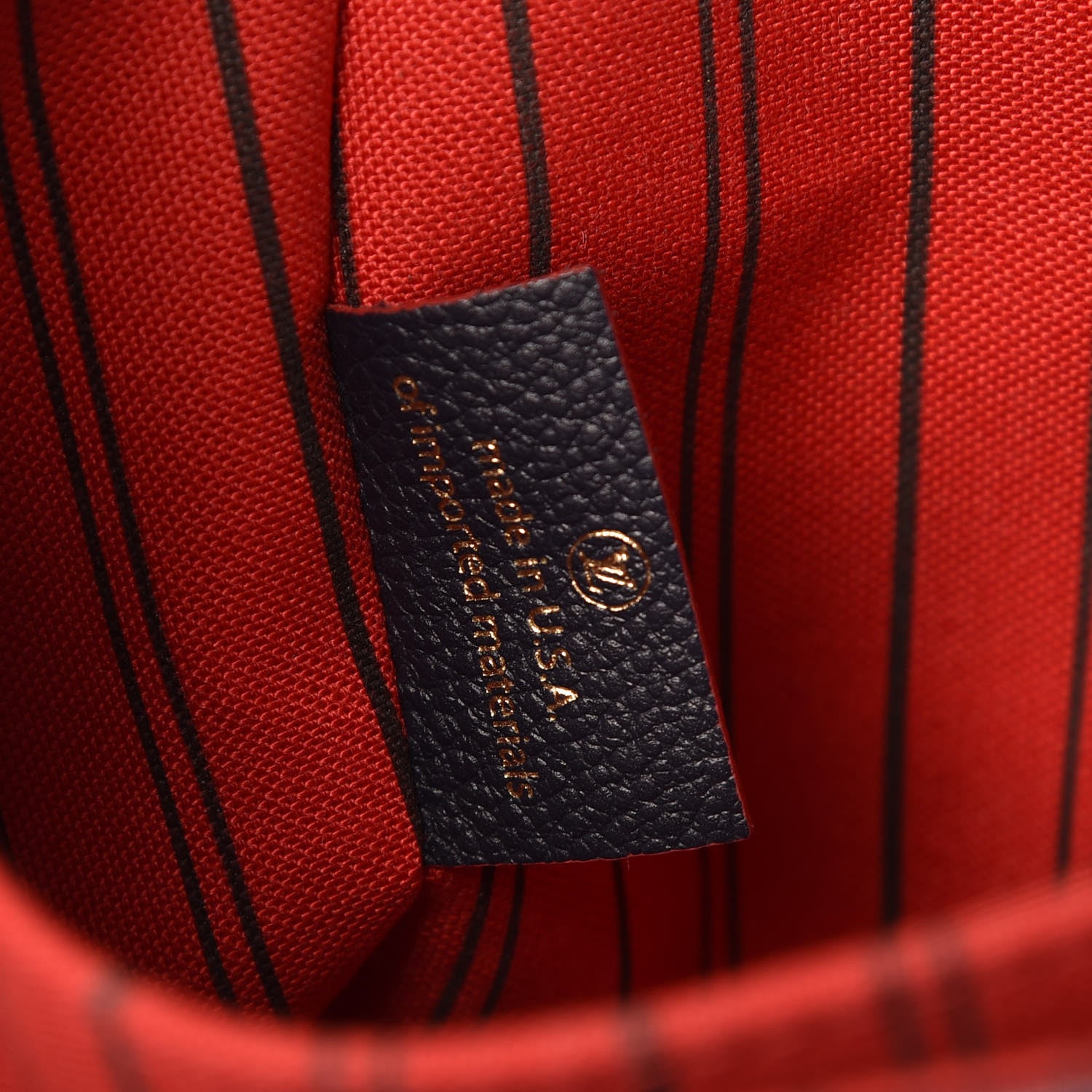 Louis Vuitton Empreinte Pochette Metis Marine Rouge 9 of 10