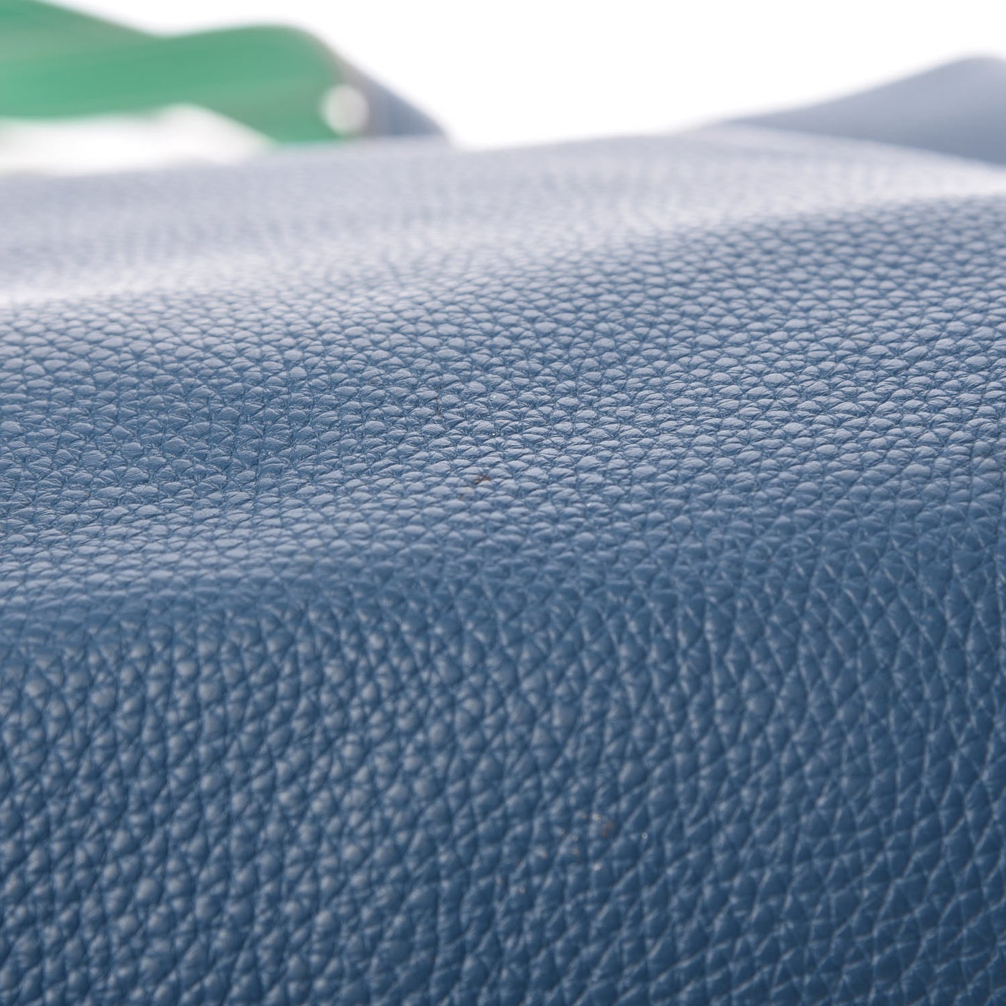 Taurillon Clemence Double Sens 36 Reversible Tote Menthe Bleu Thalassa