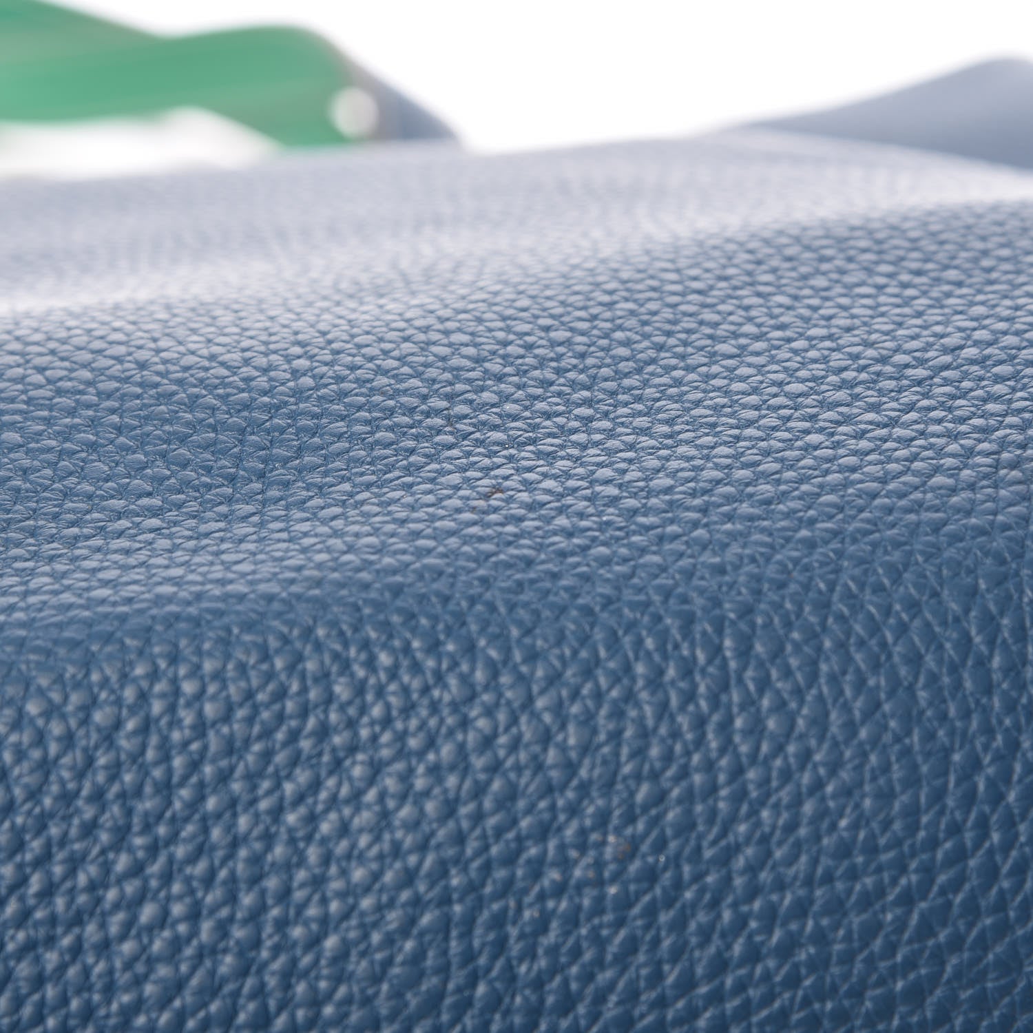 Hermes Taurillon Clemence Double Sens 36 Reversible Tote Menthe Bleu Thalassa 16 of 16