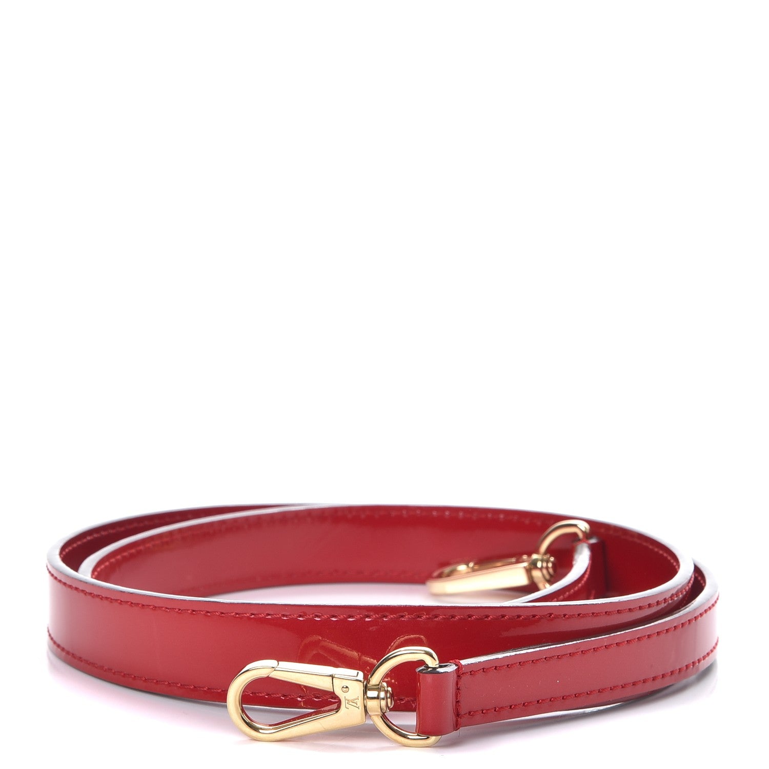 Louis Vuitton Patent 16mm Shoulder Strap Cherry 1 of 5