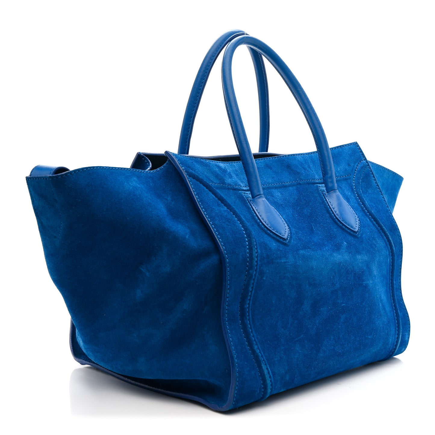 Suede Small Phantom Luggage Blue