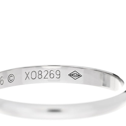 Cartier Platinum 2mm 1895 Wedding Band Ring 56 7.5 6 of 7