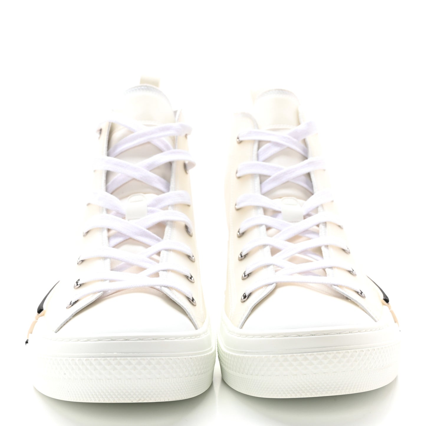 Canvas Mens B23 High Top Sneakers 45 White