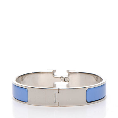 Hermes Enamel Narrow Clic Clac H Bracelet PM Bleu Transat 3 of 4
