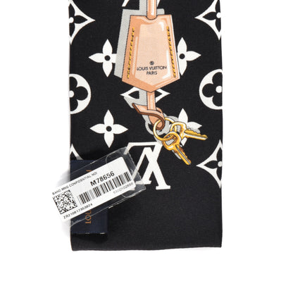 Louis Vuitton Silk Monogram Confidential Bandeau Black 4 of 4