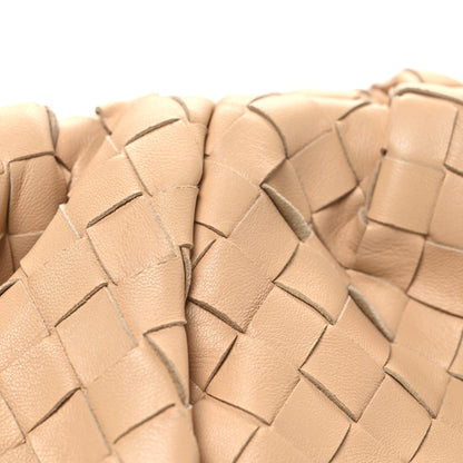 Bottega Veneta Nappa Maxi Intrecciato The Pouch Oversized Clutch Almond 9 of 11
