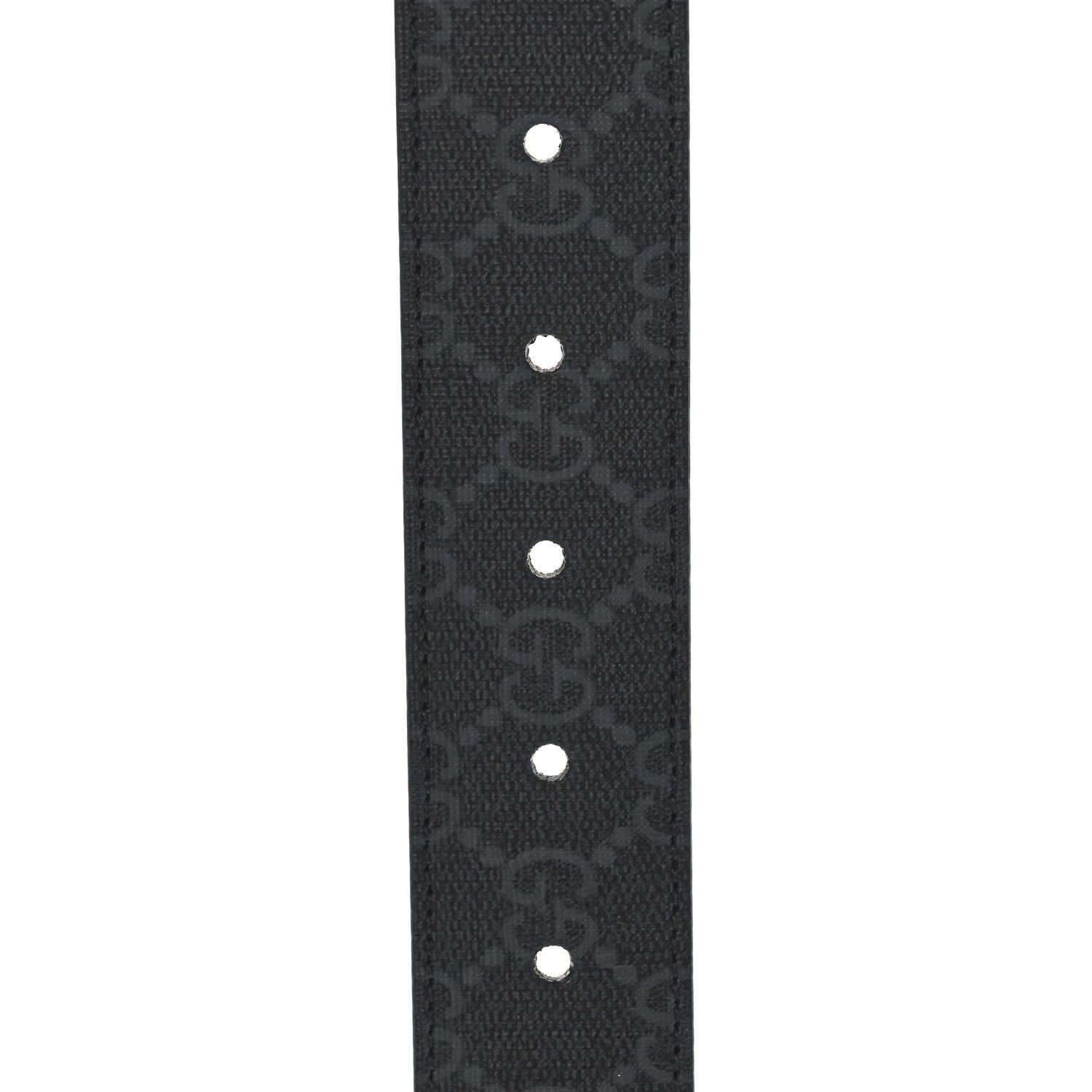 Gucci GG Supreme Monogram Plutone Calfskin 35mm Belt 110 44 Black 5 of 5