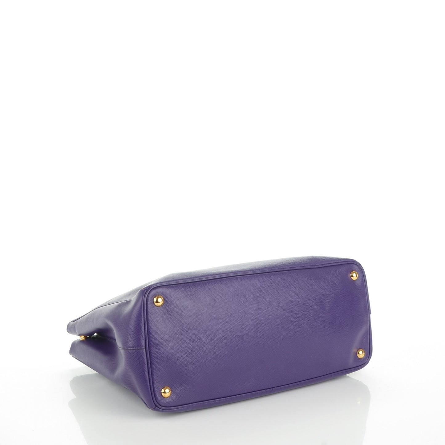 Saffiano Large Galleria Double Zip Tote Viola