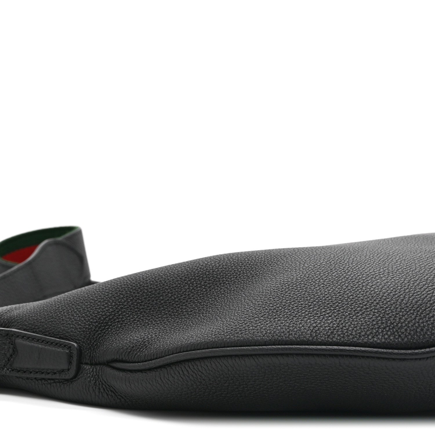 Gucci Calfskin Emblem Shoulder Bag Black 9 of 10
