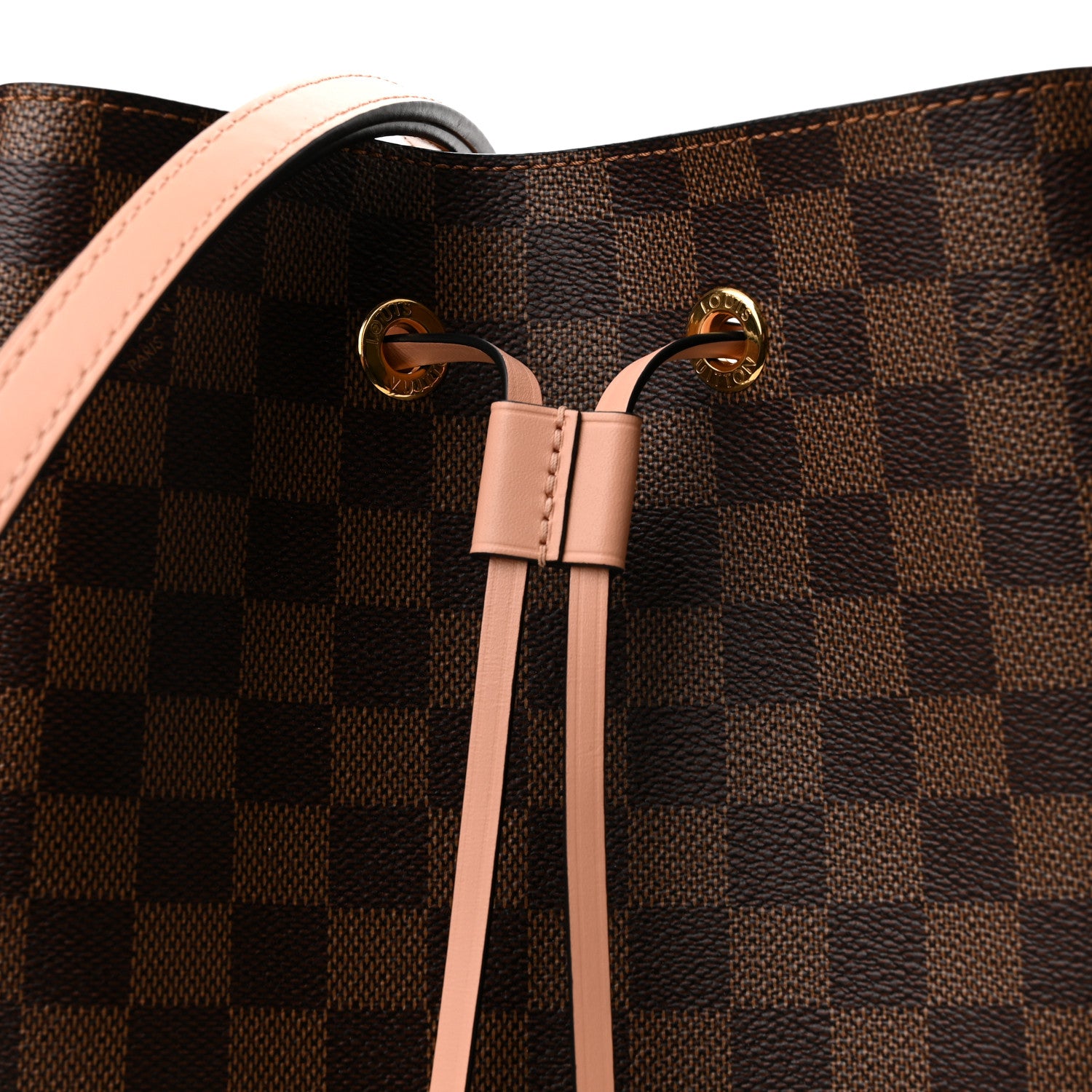 Louis Vuitton Damier Ebene Neonoe MM Venus Pink 7 of 10