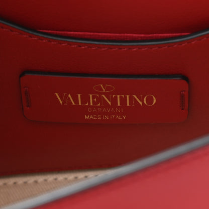 Valentino Garavani Vitello Mini Rockstud Crossbody Bag Rosso Valentino 6 of 9