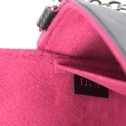 Louis Vuitton Epi Pochette Felicie Black Hot Pink 8 of 11