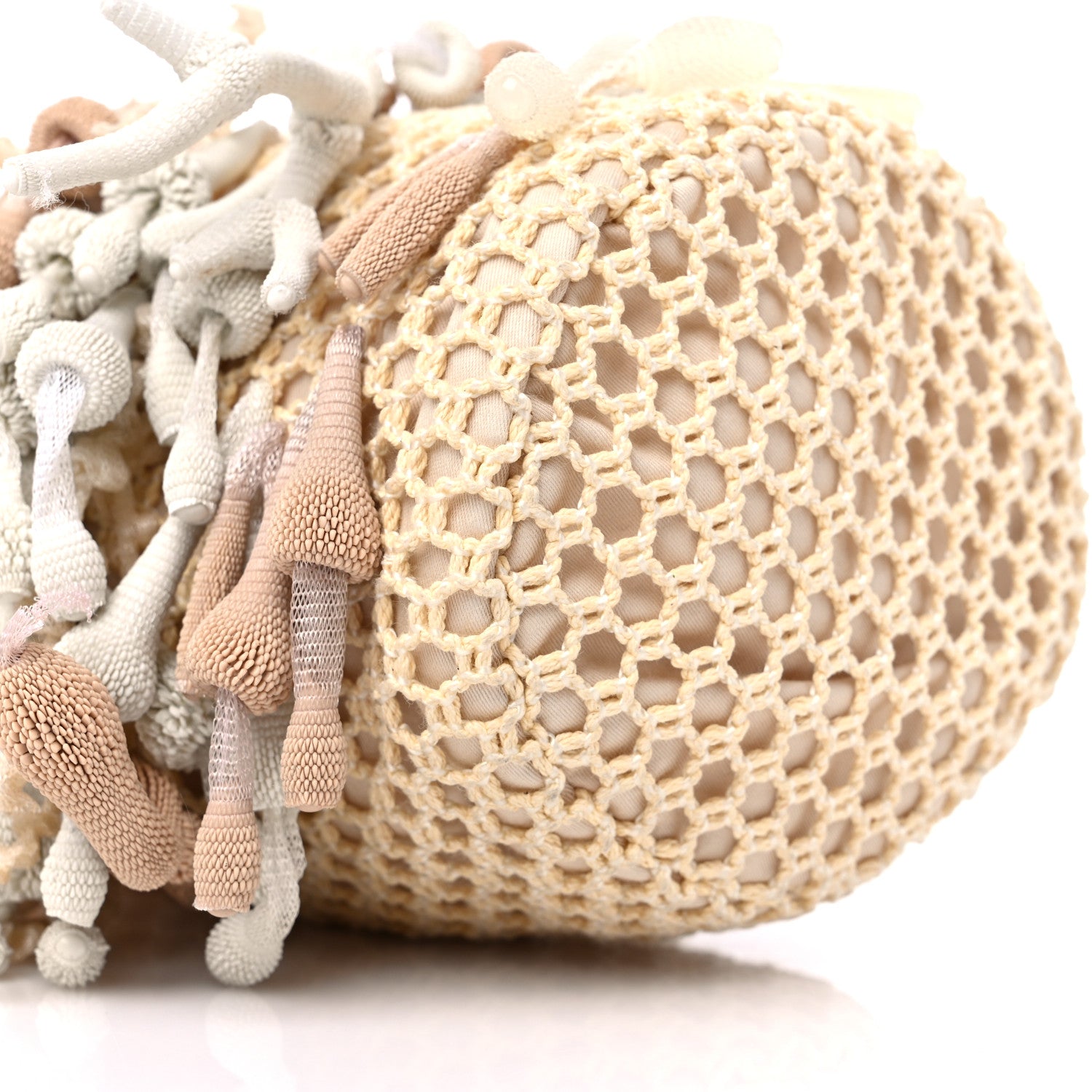 Chanel Crochet Seashell Coral Bag Light Beige 9 of 11