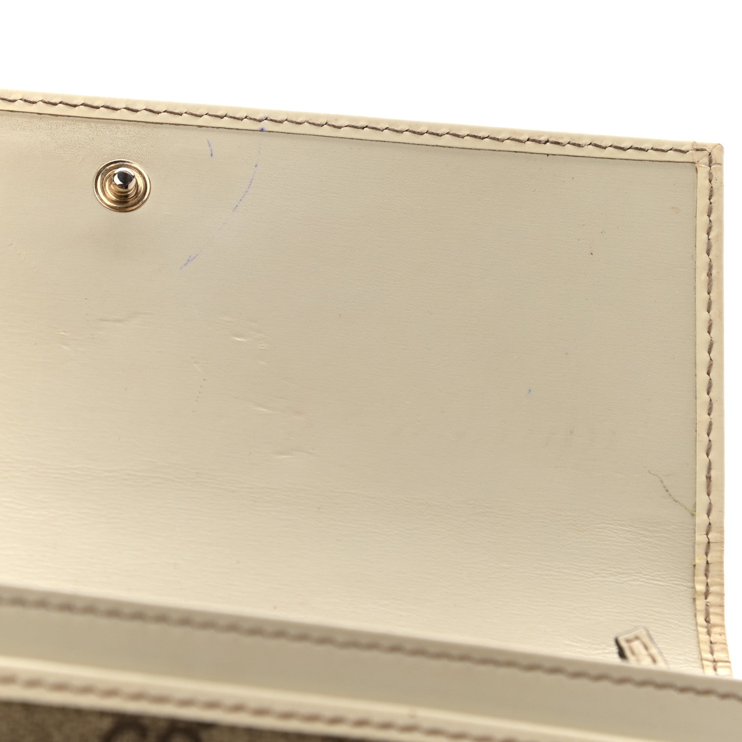 Gucci GG Plus Monogram Joy Continental Flap Wallet Beige Ebony Gesso 7 of 20