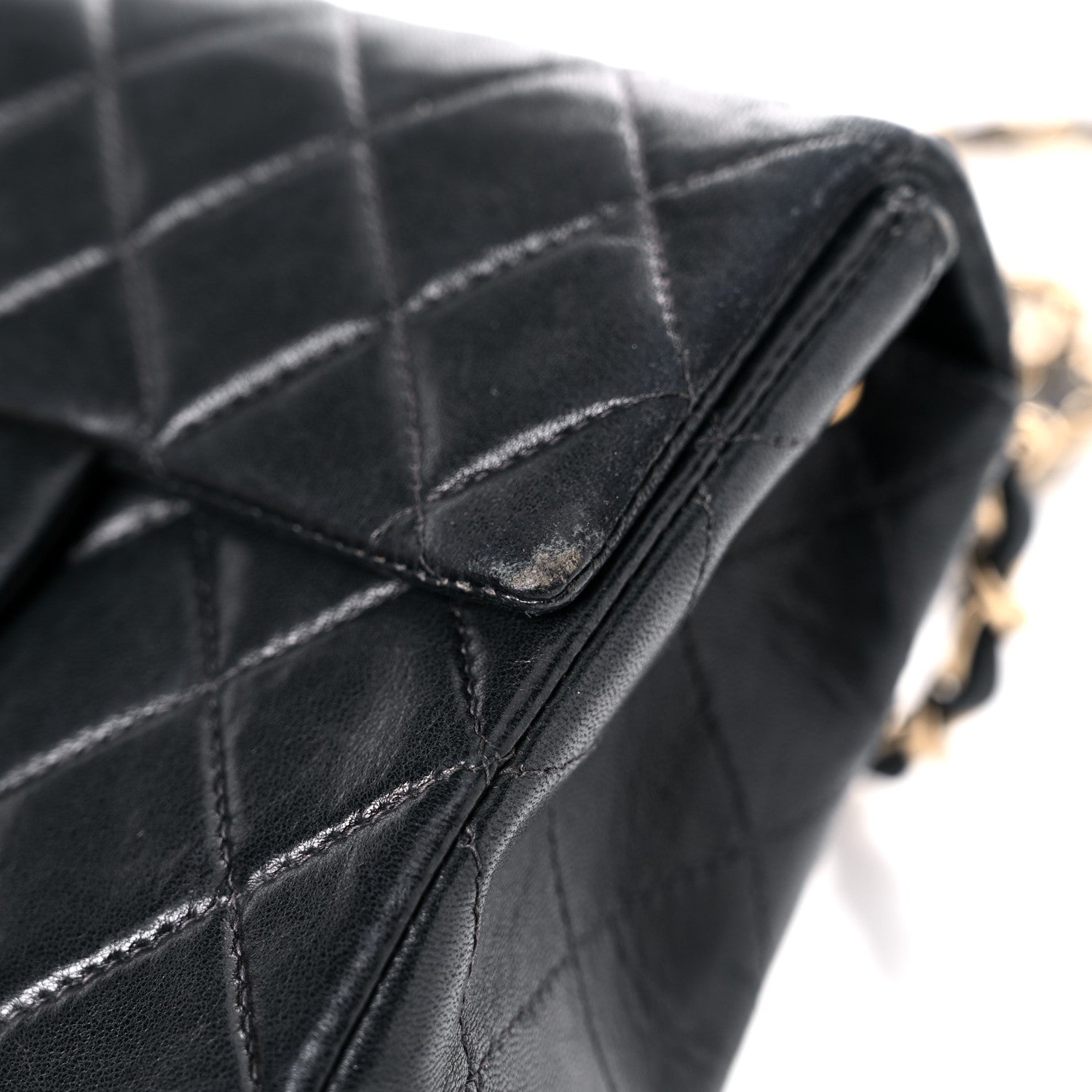 Chanel Lambskin Quilted Mini Square Flap Bag Black 25 of 28