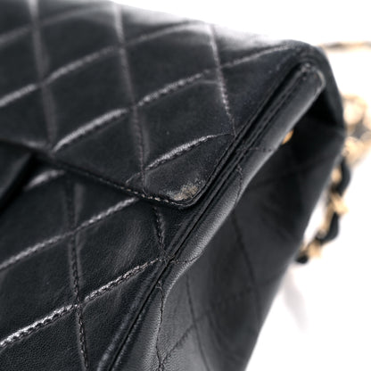 Chanel Lambskin Quilted Mini Square Flap Bag Black 25 of 28