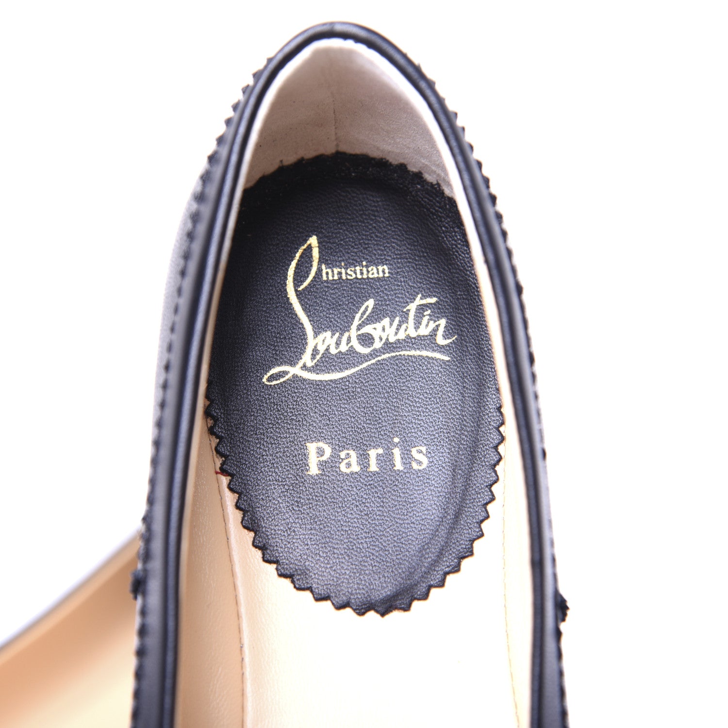 Christian Louboutin Nappa Mamadrague Flats 38 Black 8 of 11