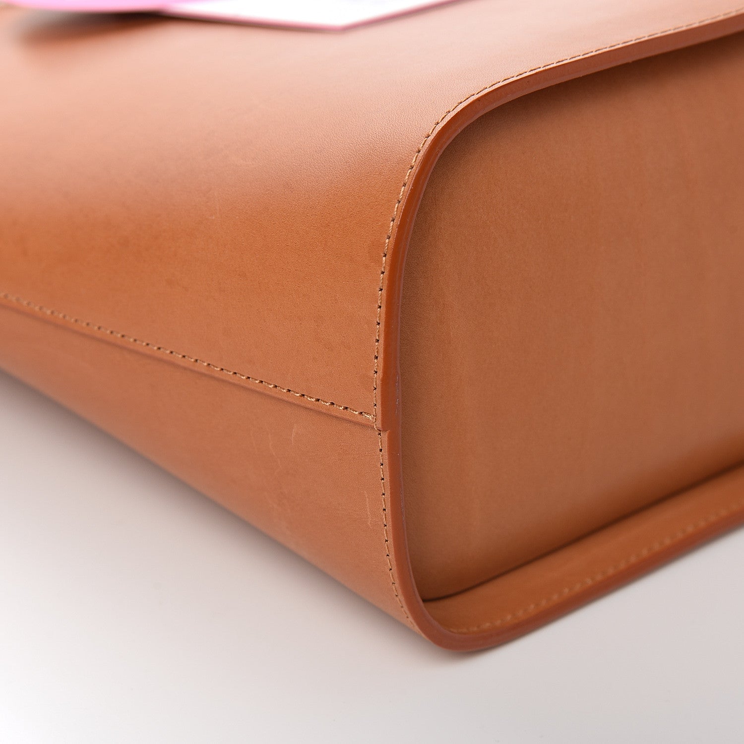 Mansur Gavriel Calfskin Top Handle Rounded Bag Camello Rosa 6 of 12
