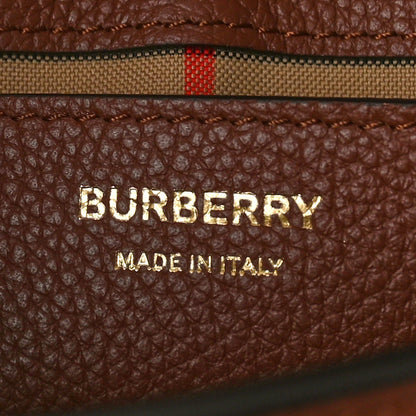 Burberry Calfskin Vintage Check Note Crossbody Bag Tan 6 of 9