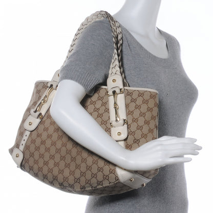 Gucci Monogram Small Pelham Shoulder Bag Ivory 2 of 7