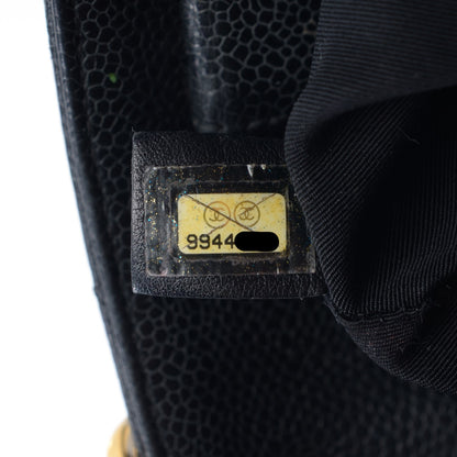 Chanel Caviar Quilted Petit Shopping Tote PST Black 7 of 8