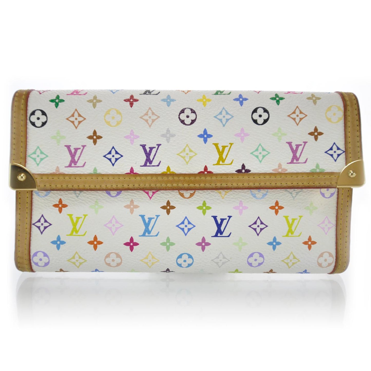 Monogram Multicolor Porte Tresor International Wallet White