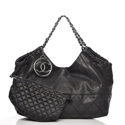 Chanel Calfskin Baby Coco Cabas Black 3 of 12