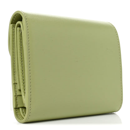 Celine Shiny Calfskin Small Triomphe Wallet Light Jade 3 of 7