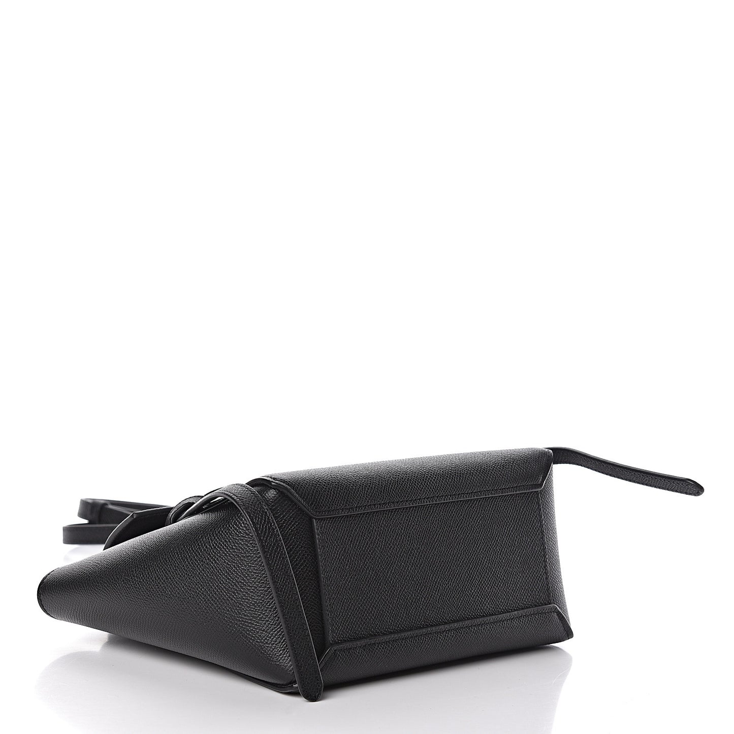 Grained Calfskin Nano Belt Bag Black