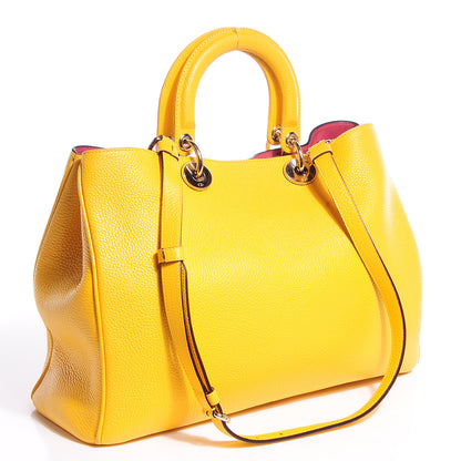 Christian Dior Calfskin Large Diorissimo Tote Tournesol 8 of 13