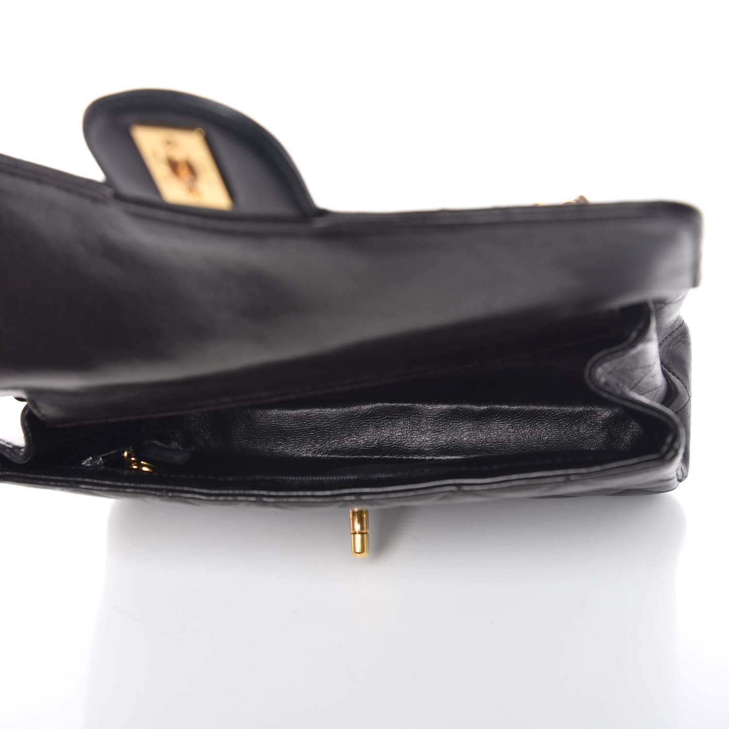 Chanel Lambskin Quilted Small Double Sided Flap Black 5 of 15