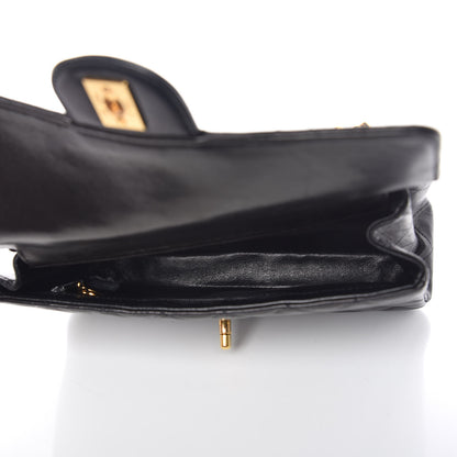 Chanel Lambskin Quilted Small Double Sided Flap Black 5 of 15