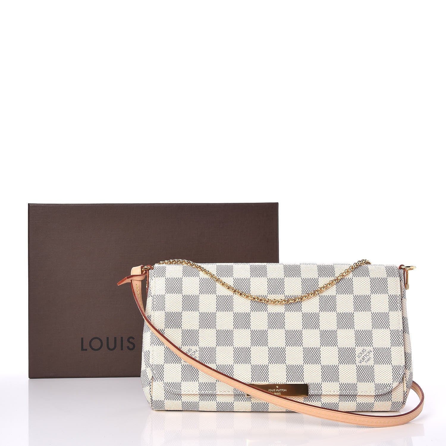 Louis Vuitton Damier Azur Favorite MM 9 of 9