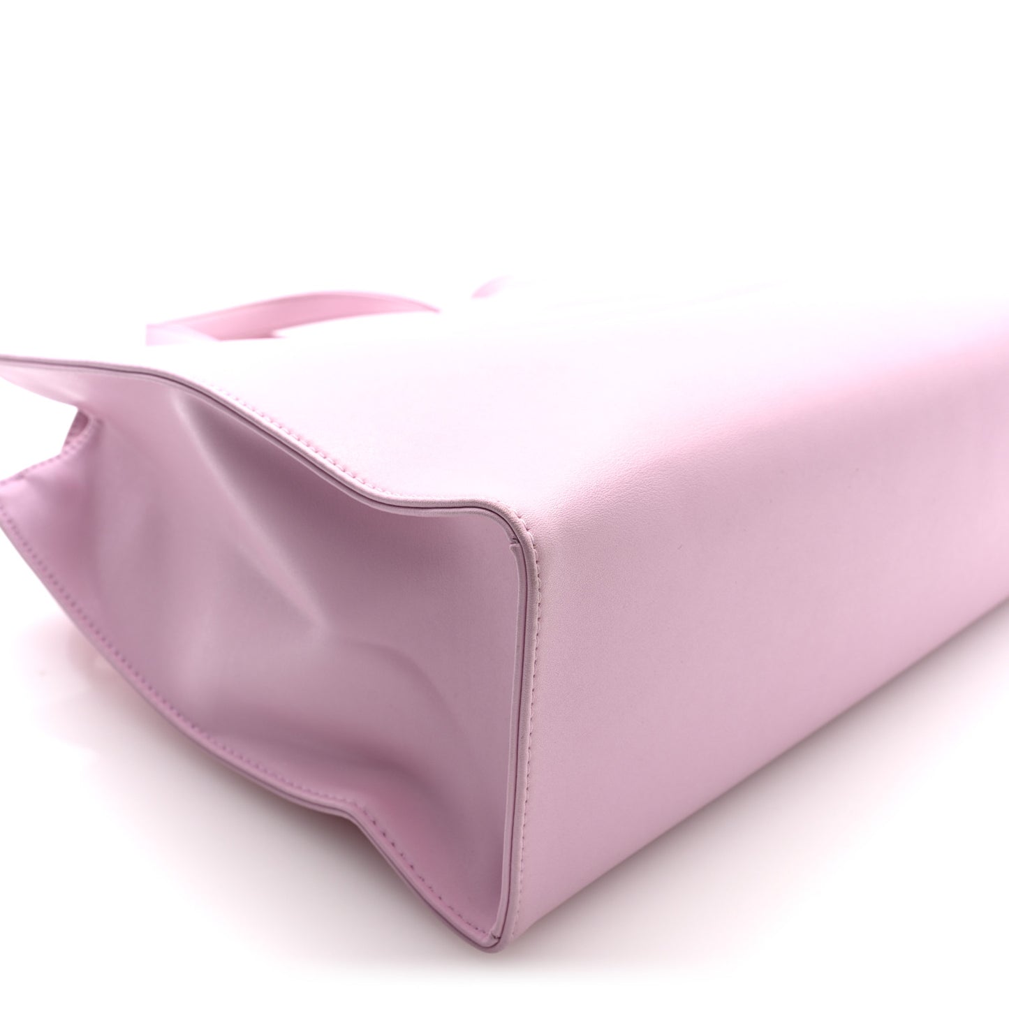 Vegan Leather Medium Shopping Bag Bubblegum