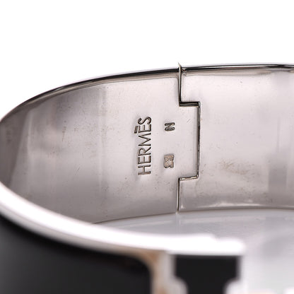 Hermes Enamel Wide Clic Clac H Bracelet PM Black 5 of 5