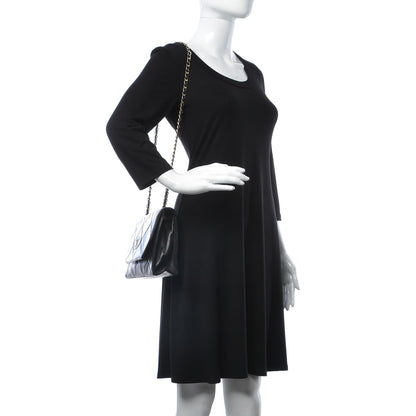 Chanel Lambskin Quilted Small Single Flap Black 2 of 9