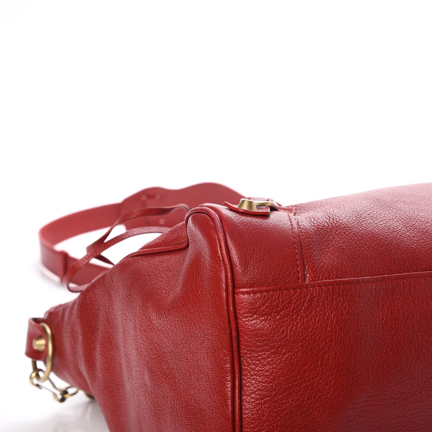 Sugar Goatskin Classic Gold Hardware Velo Rouge Rouge Coquelicot